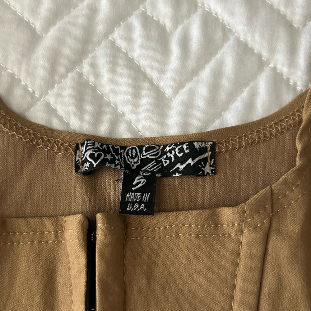 Dollskill Tan Corset Top - Picture 4 of 5